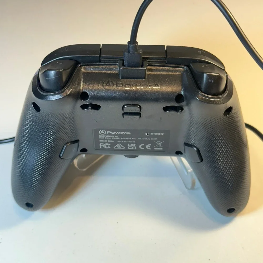 PowerA Wired Controller for Xbox One Series X S Custom RGB Lighting Black‎